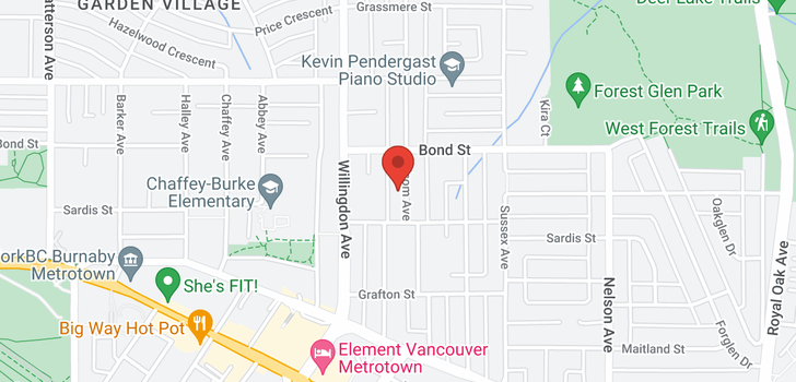 map of 5525 ELSOM AVENUE